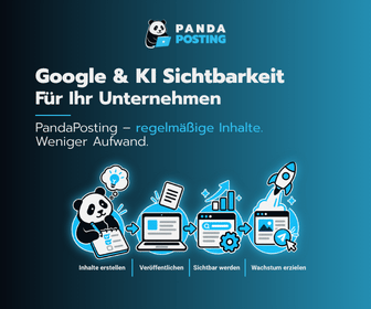PandaPosting Google und KI Banner